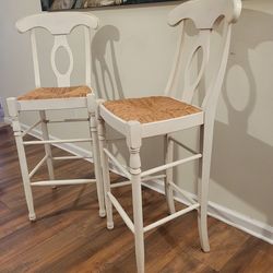 Pottery barn napoleon bar stools-2 piece