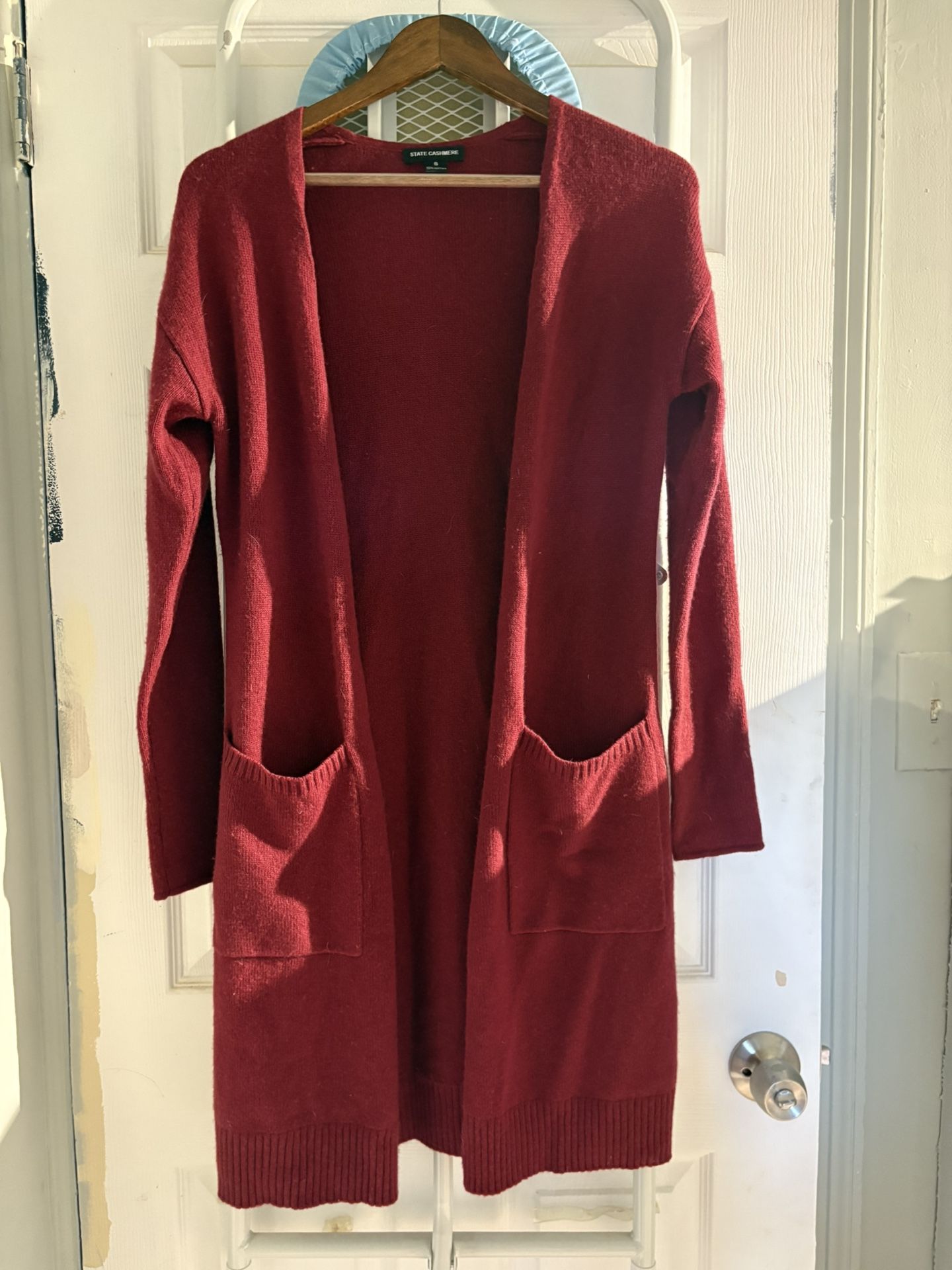 100% Cashmere Long Cardigan 