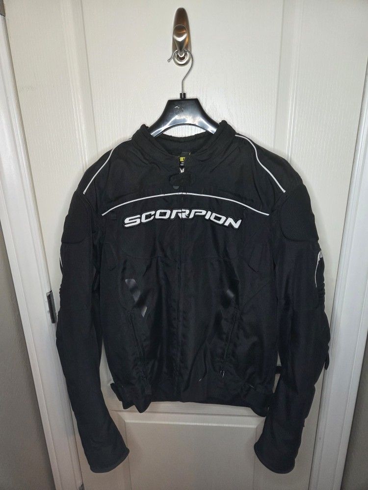 Scorpion Exo Battalion Motorcycle Jacket Men's Large 
