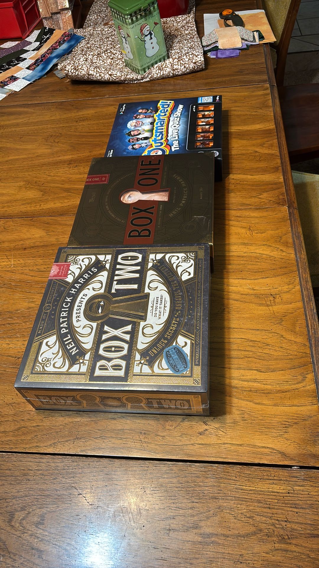 Board games new in the box