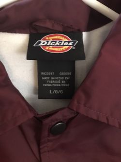 Large Dickies Jacket - Maroon