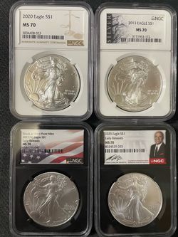1 oz silver American silver eagle lot