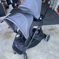 2 seat stroller wagon WonderFold L2 Double (2 Seater) Stroller Wagon main image 1