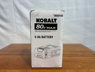 NEW! KOBALT 80V 5.0AH HC Battery Model #KB 580C-06