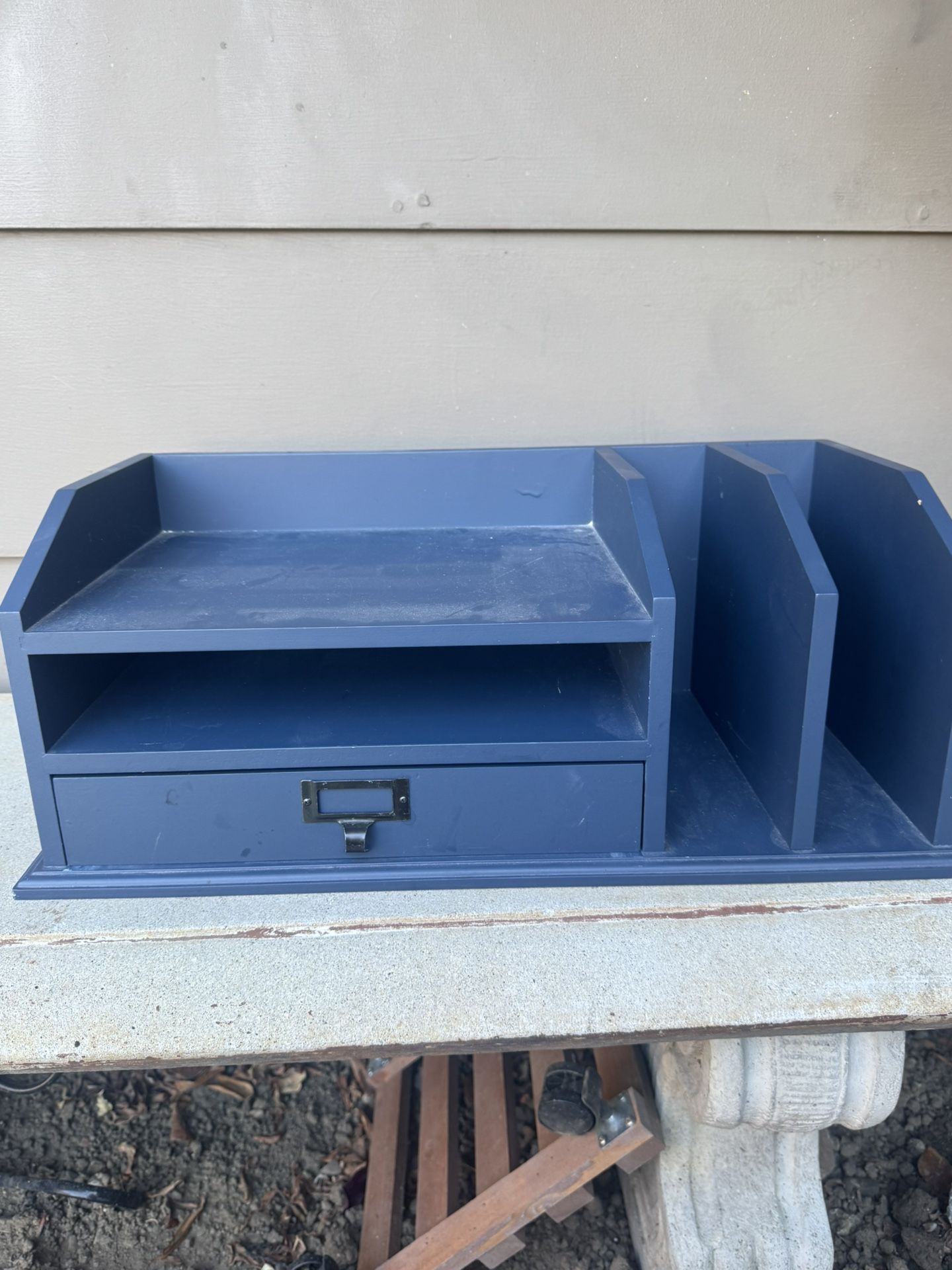 Blue Office Organizer
