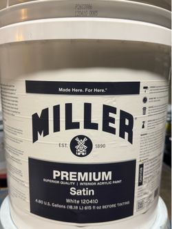 Miller Paint (SW Alabaster color matched)