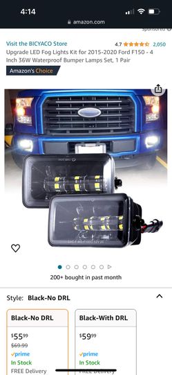 New LED Fog Lights Ford 150