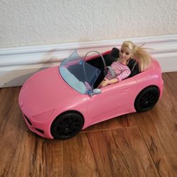 Barbie Doll And Car Toys. 