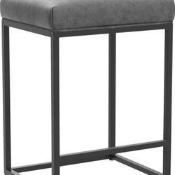 Sophia & William Counter Height 24" Bar Stools Set of 4 Upholstered Bar Stools