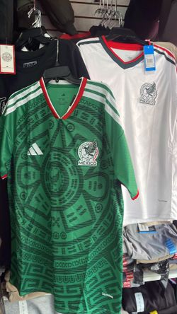 Jerseys de la seleccion mexicana  fifa Mundial 2026 Verde, Blanca y Negra