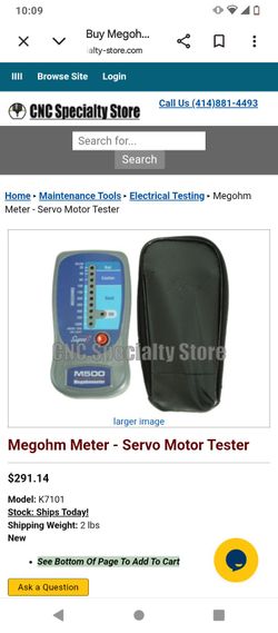 Supco M500 Insulation Tester/Megohmmeter