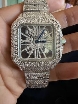 Moissanite Watch skeleton