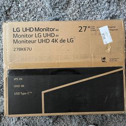 27” LG MONITOR 4K UHD
