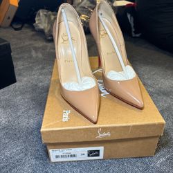 Christian Louboutin So Kate 120 Patent - Nude