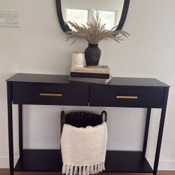 West elm Metalwork Console 42”