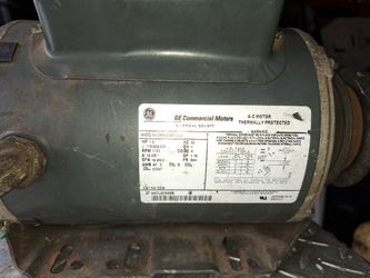 GENERAL ELECTRIC MOTOR 1.5 H.P