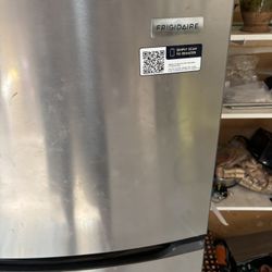 Refrigerator Freezer By Frigidaire 24 inches wide and 5 feet tall