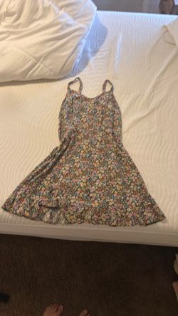 Printed dress with flowers