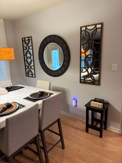 2 Large Decorative Wall Mirrors