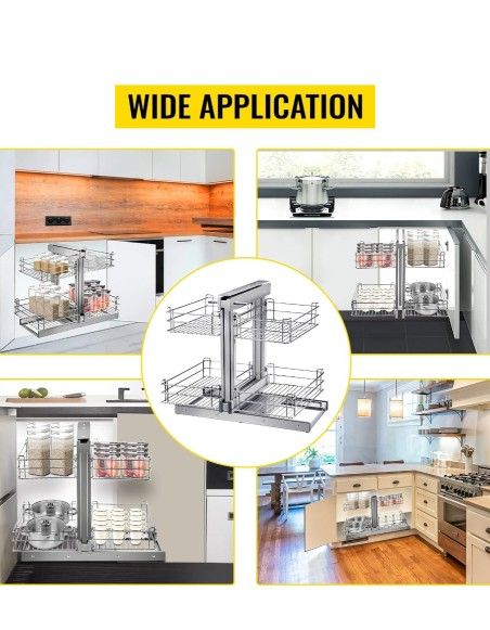 Kitchen Cabinet Sliding Basket 🧺