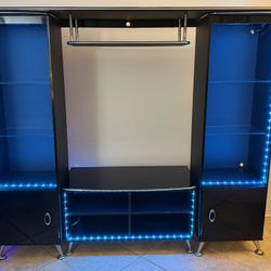 Entertainment Center - Custom LED Lighting