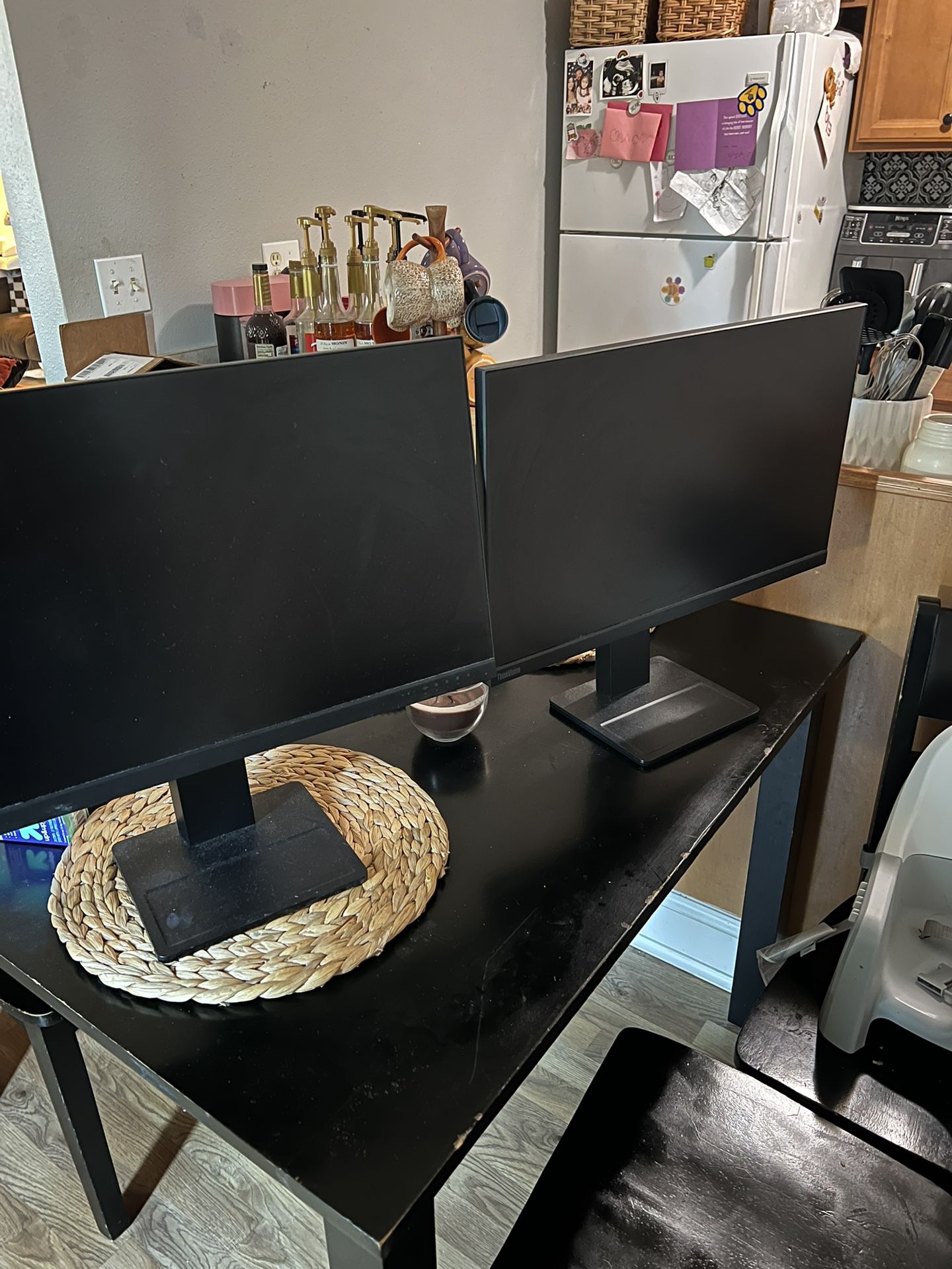 2 ThinkVision Monitors 