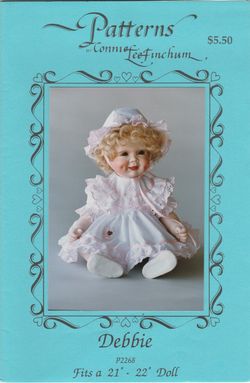 Patterns by Connie Lee Finchum P2268 ~ Debbie ~ 21-23" Doll ~ Uncut