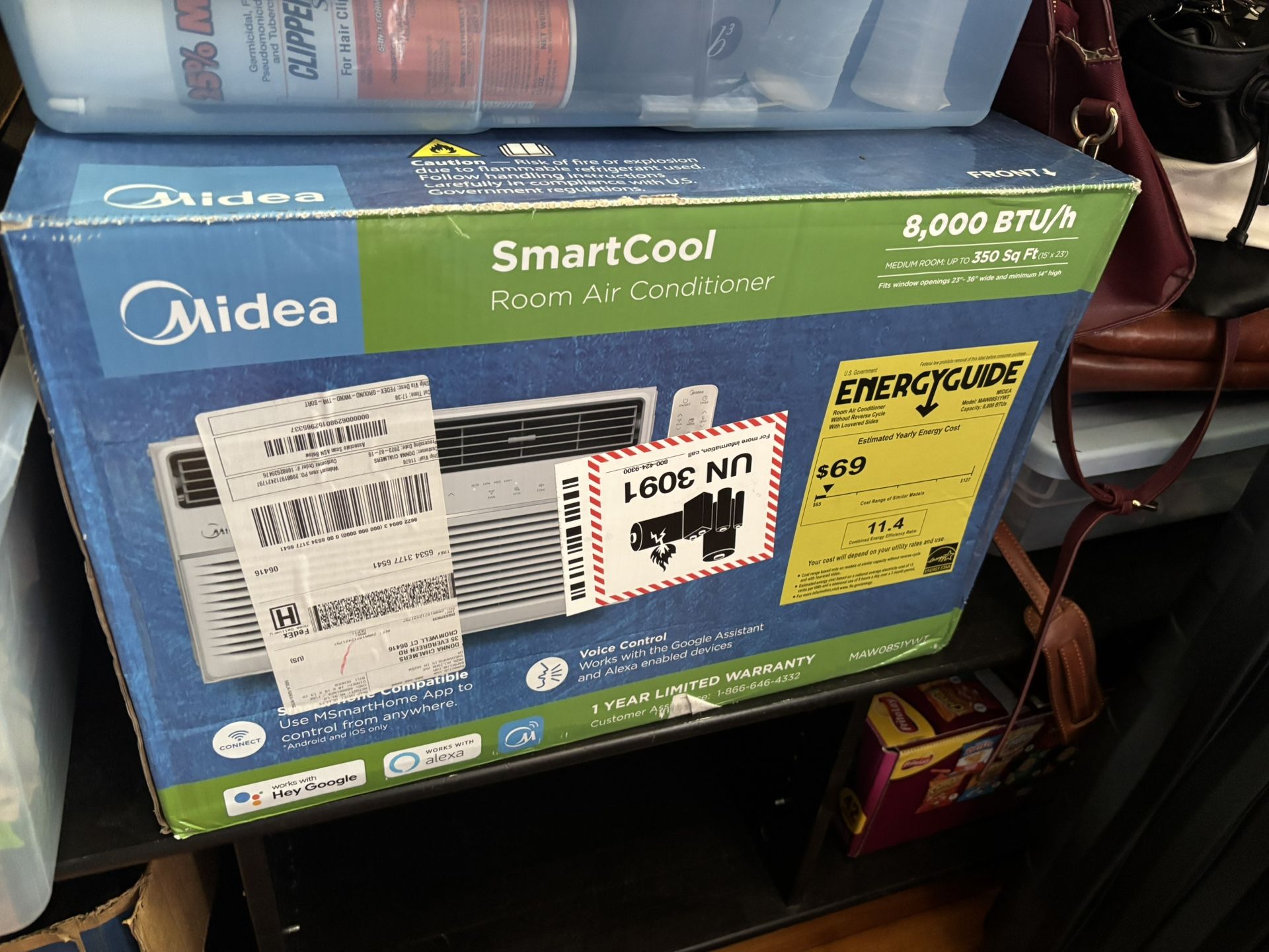Midea Window AC Unit 8,000 BTU