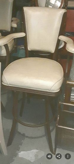 Four Beautiful Leather Bar Stools Like Now