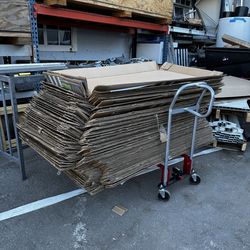 Free Pallets of Cardboard Boxes for Recycling