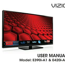 40 Inch Vizio TV with Wall Mount