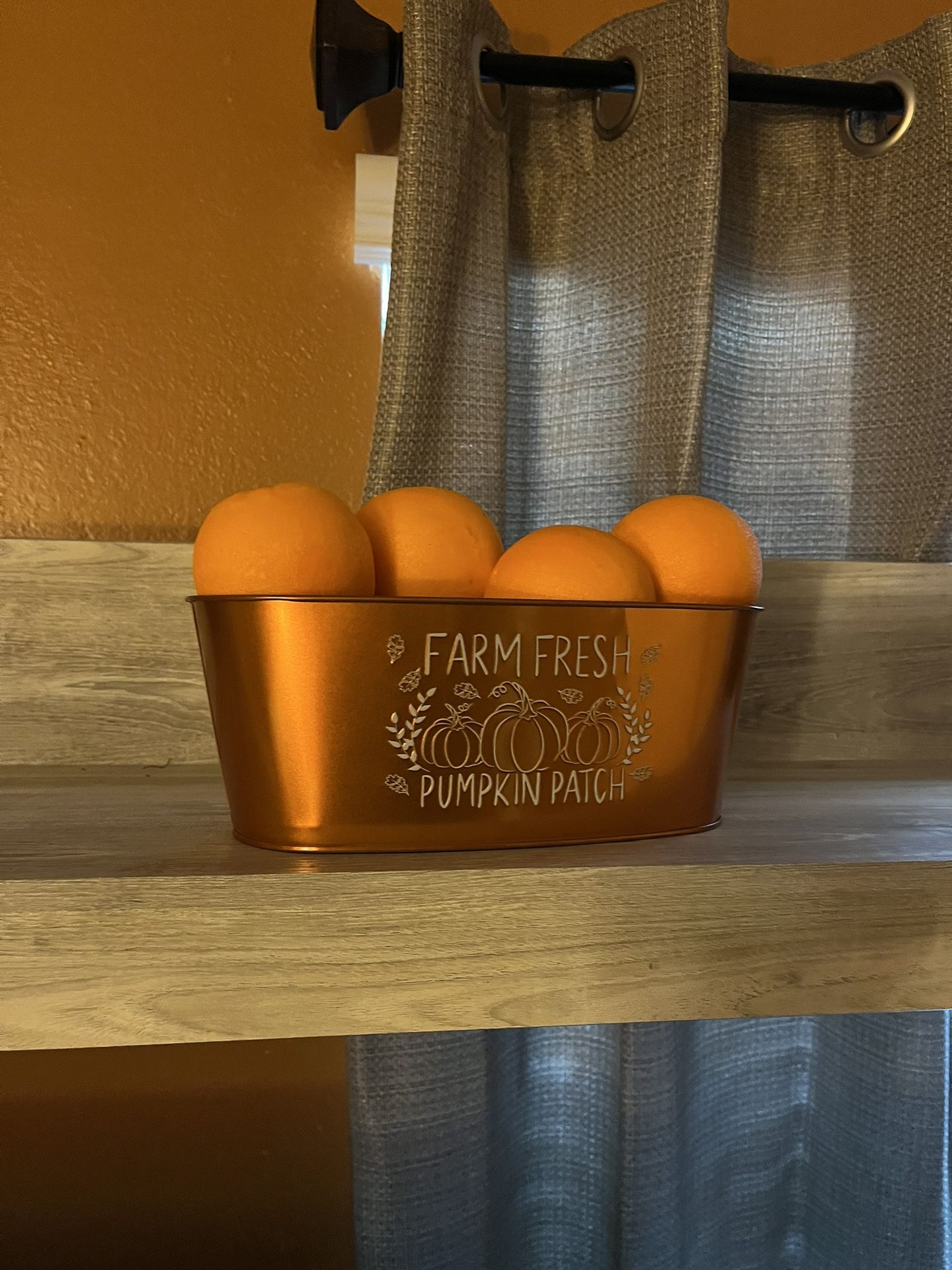 Small Decor Bowl Of Oranges