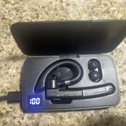Wireless Bluetooth Handsfree Headset W/ Mic