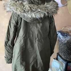 Abercrombie & Fitch Sherpa Lined Jacket