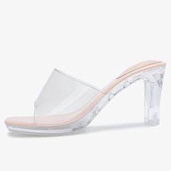 NBUUNBU Clear Heels