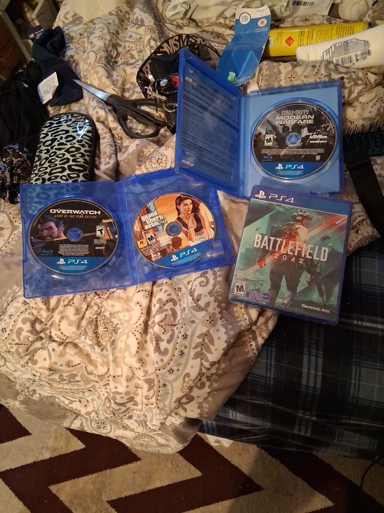 4 PS4 GAMES$20ea &$40 For Unopened O.B.O