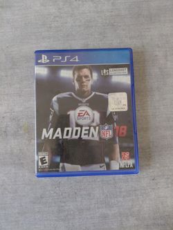 Ps4 MADDEN NFL 18