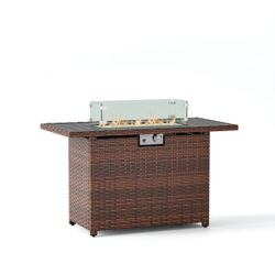 Tremonte Rectangle Stainless Steel Propane Fire Pit Table with Hidden Fuel Tank $199   📍 Warehouse Address:SUE 2745 Boone St Columbia, SC 29204 (Behi