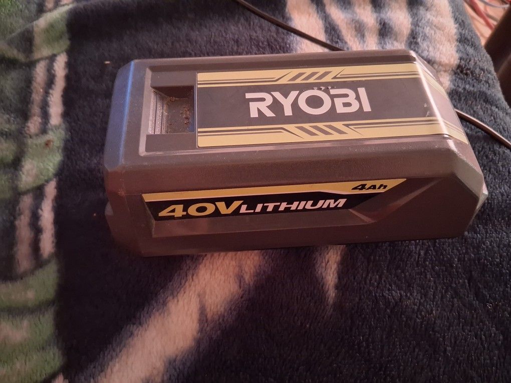 Used Ryobi 40V 4ah Battery
