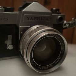 Yashhica Camera Kansans Attachable Flash Visited Auto With Case