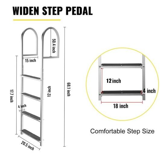 4 Step Pool Ladder ( Non Folding or Telescoping)