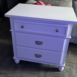 White Short Dresser