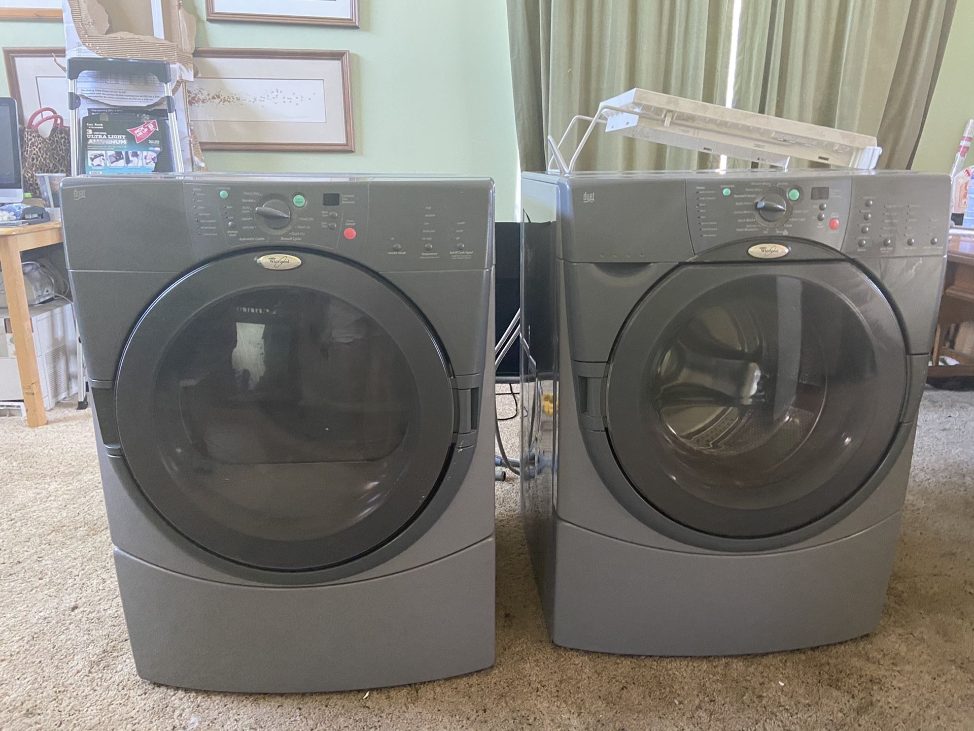 whirlpool washer and gas dryer