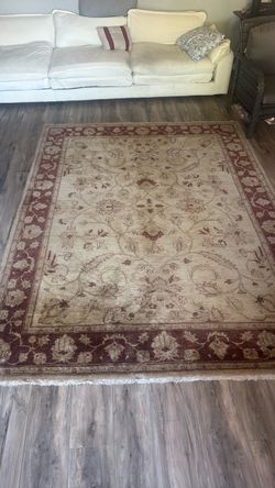 Wolf area rectangular Rug