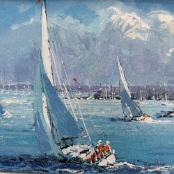 Sail Boats Picture Frame