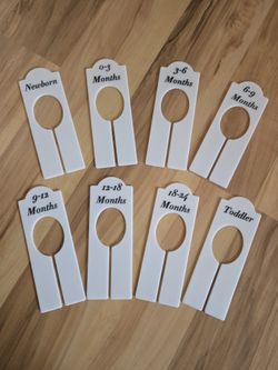 Baby Closet Dividers for Clothes, newborn to toddler