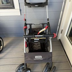 🛻 Jeep Universal Cruiser Car Seat Stroller Frame – $40 (Westfield, NJ – Cash Only)
