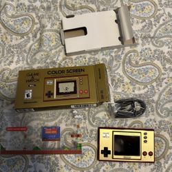 Game and watch super mario bros handheld