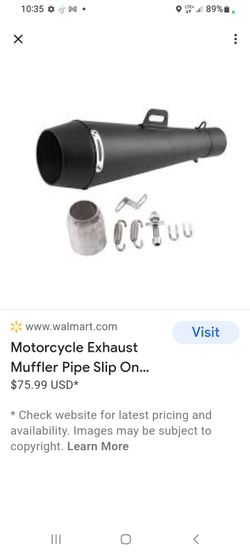 Motorcycle Exhaust Slip On