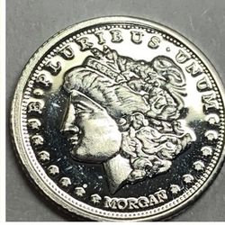 2g Silver Bundle Morgan Round & Valcambi Silver Bar Bundle .999 Fine Silver 
